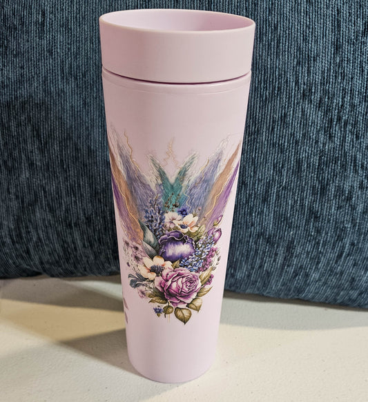 20 oz Strata - Purple Boho Flowers