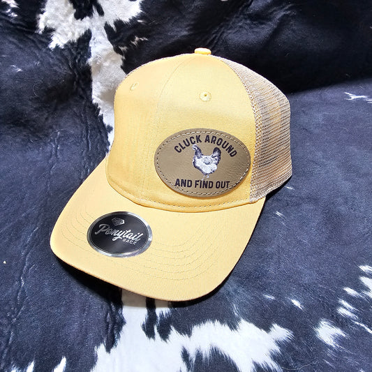 Leather Patch Hat - Cluck Around