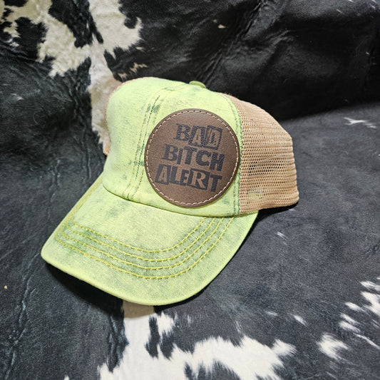 Leather Patch Hat - Bad B!tch