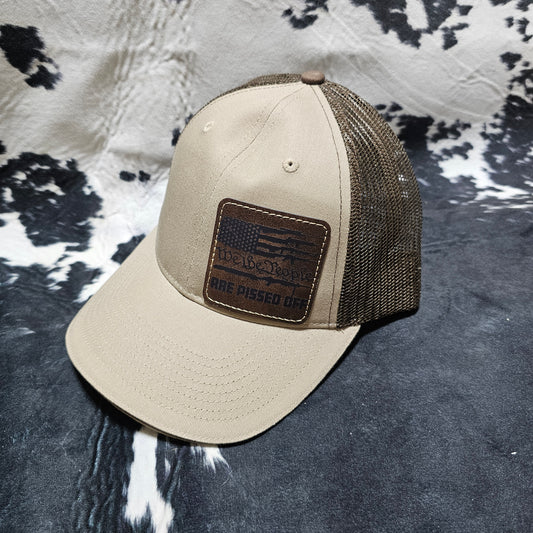 Leather Patch Hat - We the People