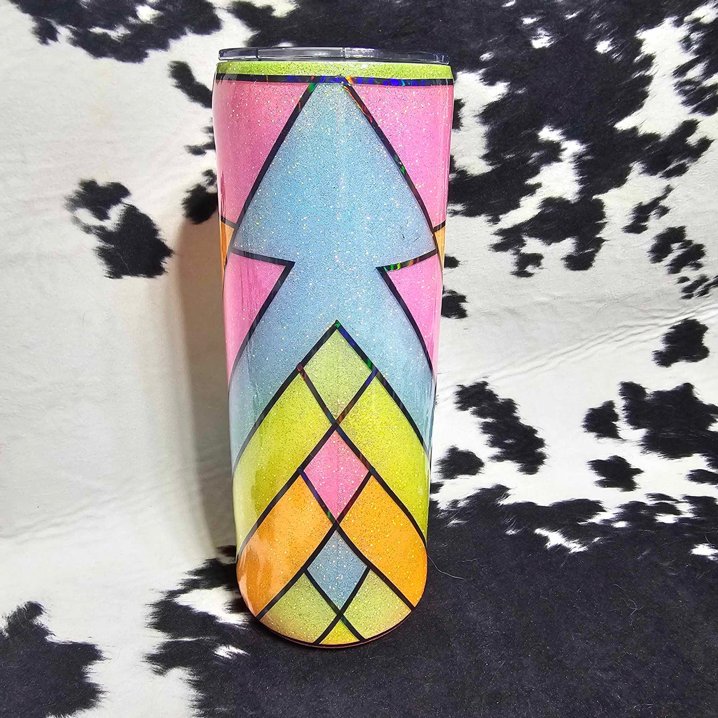 Neon triangles - 20 oz