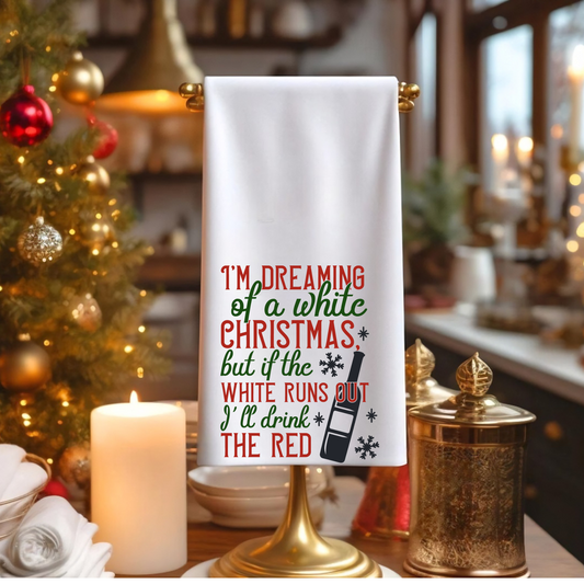 Towel-Christmas Wine