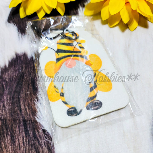 Air Freshener - Honey Bee Gnome  Farmhouse Hobbies   